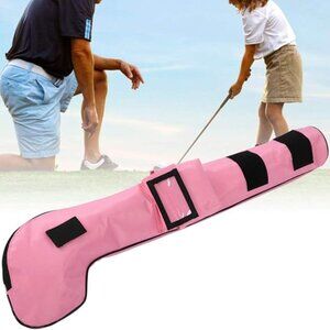 Golfball club pink bag nylon